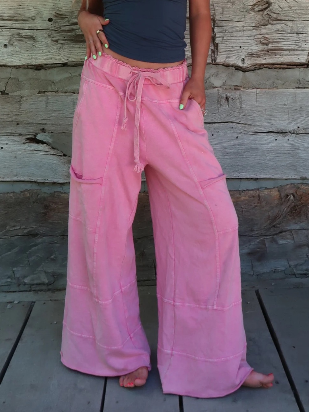 Wide Leg Cargo Pant